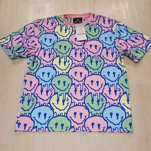 Vibrant Smiley Face Men's Tee